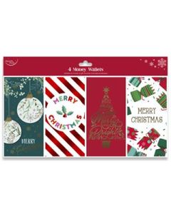 4Pk Contemp Money Wallets Eurowrap