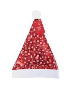 Xmas Metallic Santa Hat Eurowrap