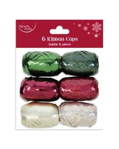 6Pk Ribbon Cops Trendy Mix Eurowrap