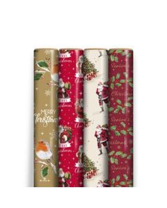 7M Trad Gift Wrap Box Of 36 Eurowrap