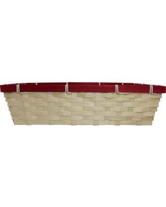 Natural/Red Hamper Basket Eurowrap