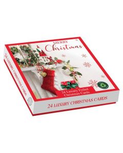 24 Square Luxury Cards 2 Designs Per Box