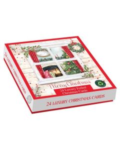 24 Square Luxury Cards 2 Designs Per Box