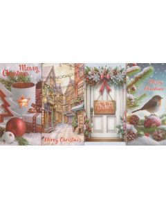 4 Christmas Money Wallets Tulip