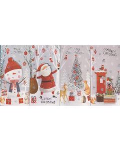 4 3D Christmas Money Wallets Tulip