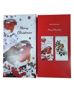 12 FOIL XMAS CARDS