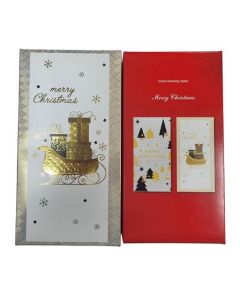 12 FOIL XMAS CARDS