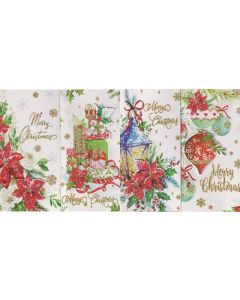 4 3D Christmas Money Wallets Tulip