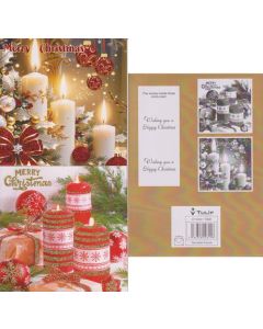 Luxury Christmas cards pk12