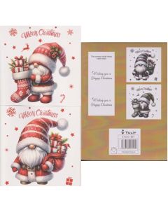 Luxury Christmas cards pk12