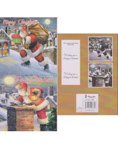 Luxury Christmas cards pk12