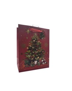 Christmas Tree Medium Gift Bags pk6 Tulip