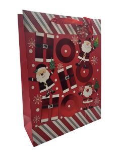 HO HO HO X-Large Gift Bags pk6 Tulip