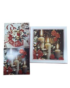 30 DELUXE GLITTER CHRISTMAS CARDS