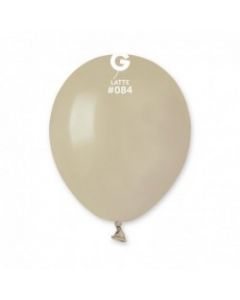 5" Pk50 Latex Balloons Latte #084 - A50.084.50