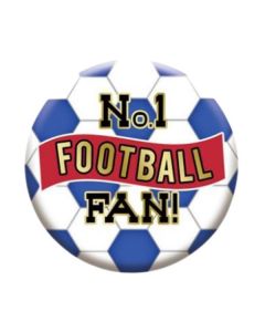 Blue and Red Football Small Badges Pk6 Sensations