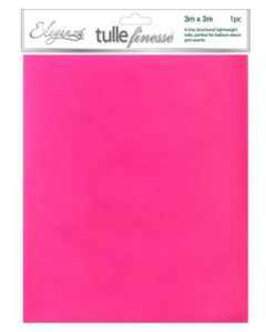 Hot Pink 3m Square Tulle Oaktree
