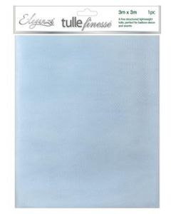 Light Blue 3m Square Tulle Oaktree