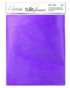 Purple 3m Square Tulle Oaktree