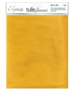 Gold 3m Square Tulle Oaktree