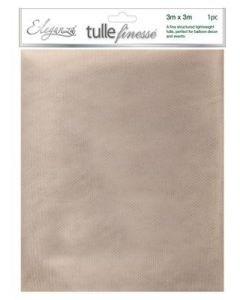 Silver 3m Square Tulle Oaktree