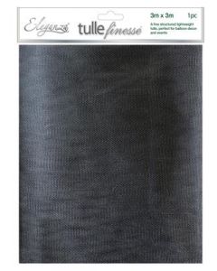 Black 3m Square Tulle Oaktree