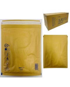 Manilla Bubble Envelopes Size E 100Pk County Stationery