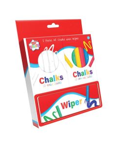 Pack Of Chalks And Wiper IG Desgin
