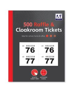 Cloakroom Tickets 1-500 IG Desgin