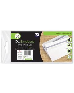 50 Dl White Envelopes IG Desgin