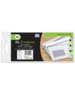 40 Dl White Window Envelopes IG Desgin