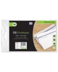 30 C5 White Envelopes IG Desgin
