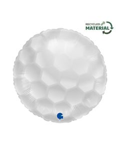 18" Foil Balloon Soccer Ball White