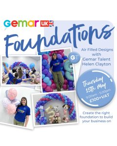 Gemar UK Foundations Airfill Designs With Gemar Talent Helen Thursday 15th May 2025 9.00am - 5.00pm - 15052025
