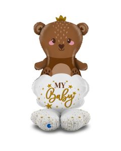 48" My Baby Sweet Bear Stand Up Foil Grabo