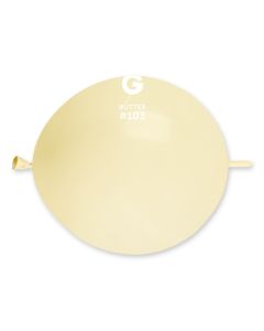 Pk50 Latex Balloons Butter #103 GemarUK