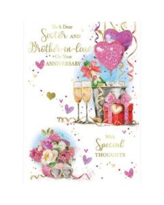 Sister & Brother in Law Anniversary C50 Pk6 Xpress Yourself