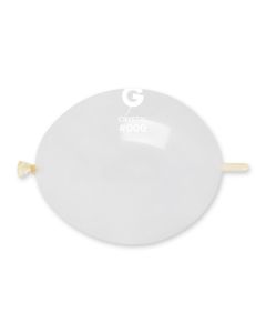 6" Pk100 Link Balloons Clear #000