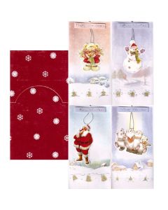 Christmas Slim Long Handmade Box Of 24 Tulip