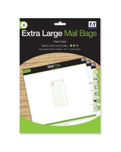 4 Extra Large Mail Bags 460mm x 430mm