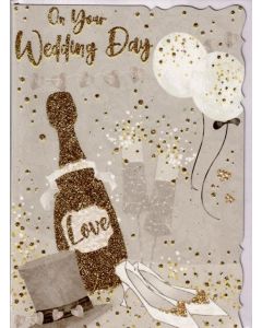 PK6 WEDDING DAY WEDDING  TRAD C50 CARDS