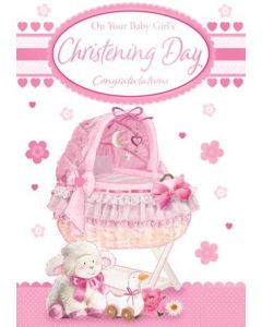 Girl Christening C50 Pk12 Silverline