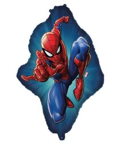 1 Foil Balloon 53X72 cm Spiderman Character Shape Marvel