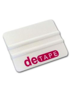 4" White Plastic Squeegee Mulberry Web