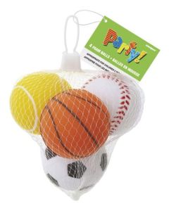 Foam Balls 4pk Unique