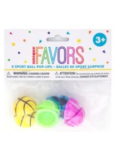 8 Sport Ball Pop Ups