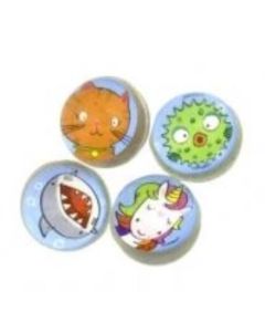 8 HIGH BOUNCE BALLS - 84738/1