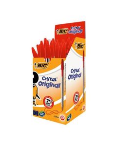 Bic Cristal Ball Pen Medium 50 Red