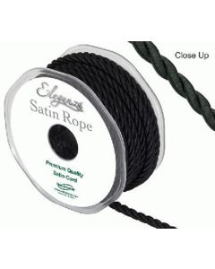 Satin Rope 5.5mmx10M Black No.20