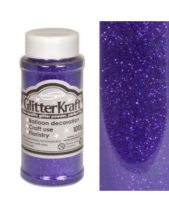 100g Purple Fine Glitter Oaktree
